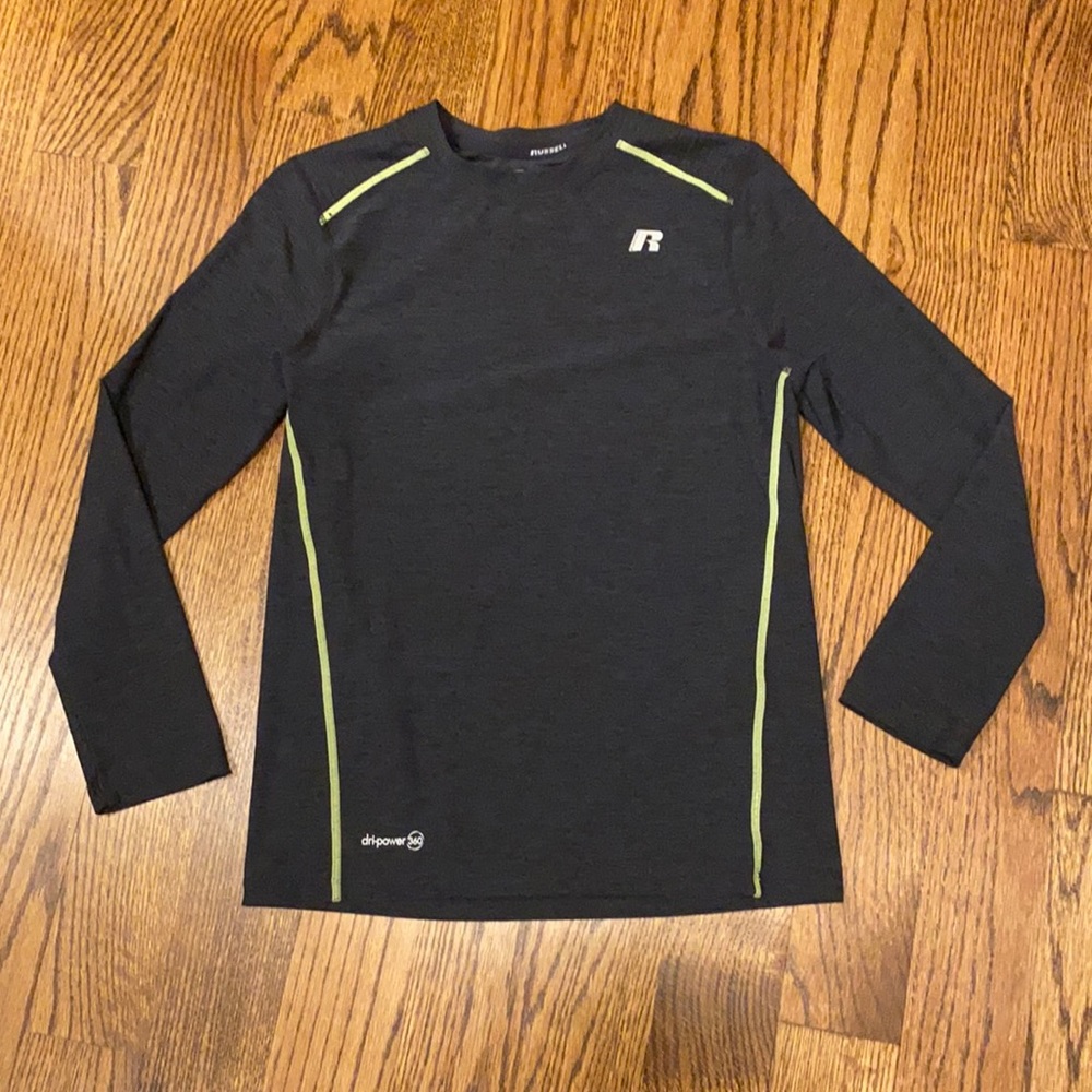 Boys Russell long sleeve shirt in size L 10/12